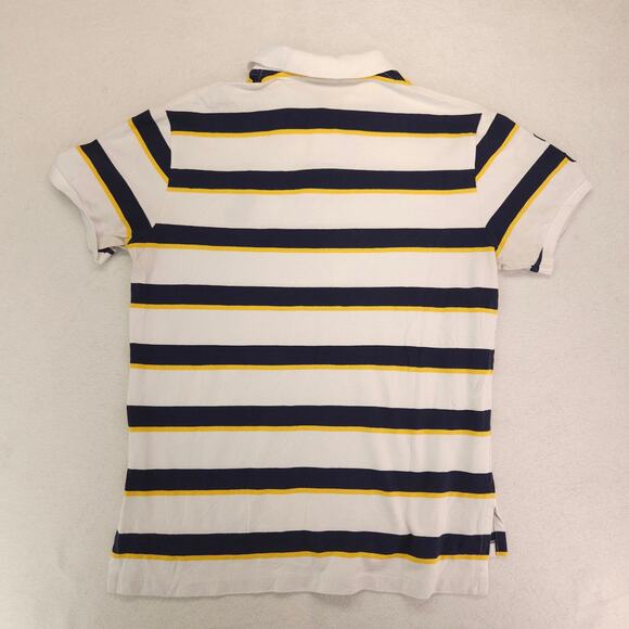 Polo by Ralph Custom Fit Big Horse Lauren Collared Polo Shirt Mens Size L White - Picture 9 of 9
